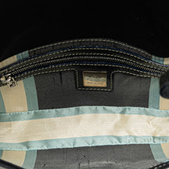 Canvas FF Marble Baguette Shoulder Bag