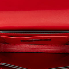 Leather Rockstud Turnlock Chain Crossbody