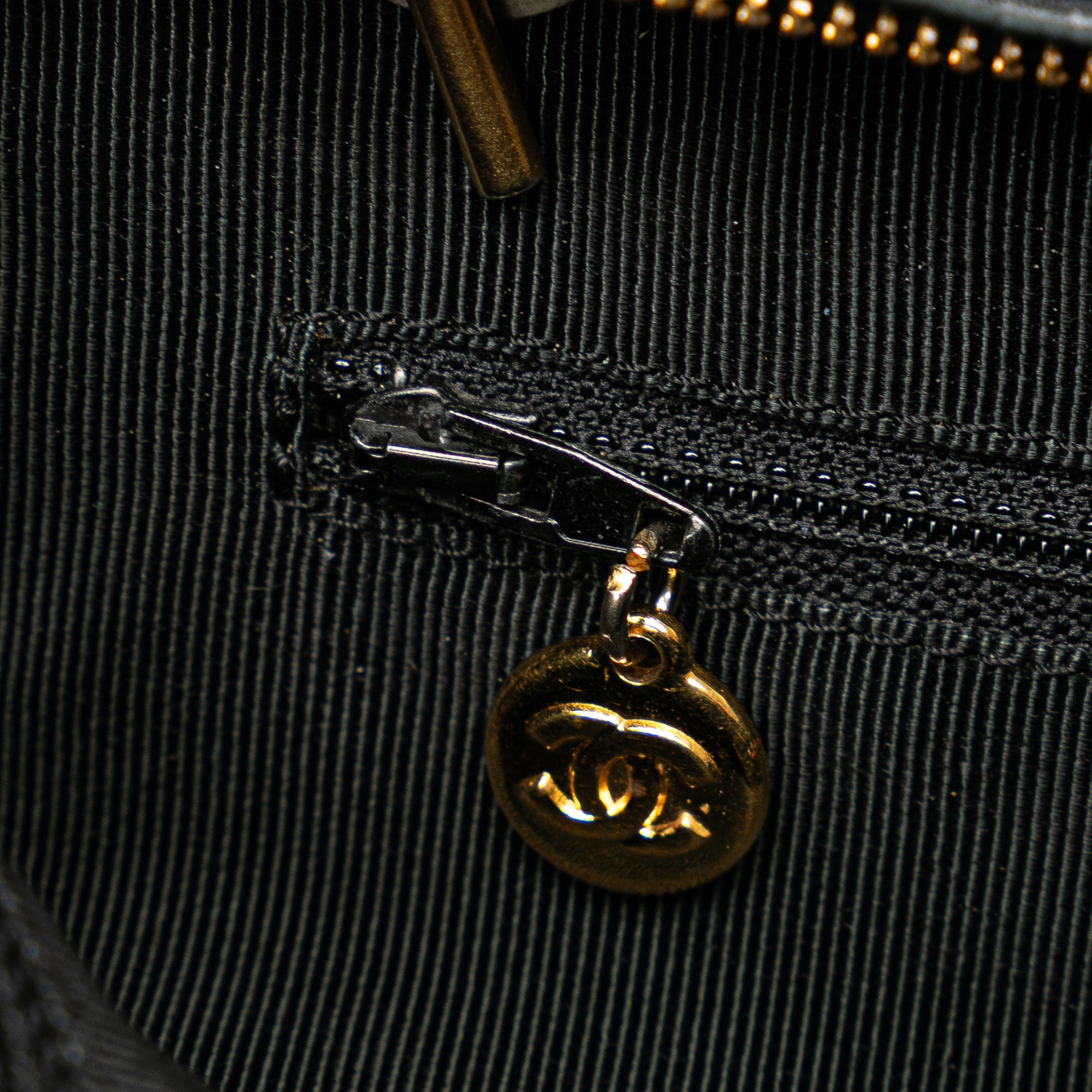 Triple CC Caviar Shoulder Bag