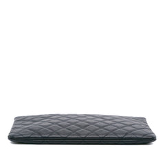 Medium Quilted Caviar O Case Clutch