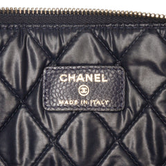 Medium Quilted Caviar O Case Clutch