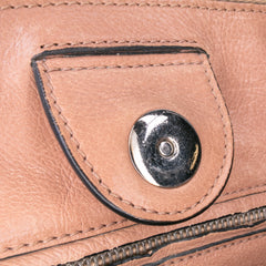Glace Calf Twin Pocket Satchel