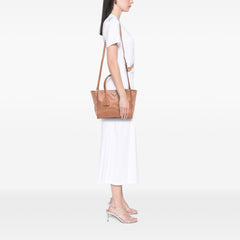 Glace Calf Twin Pocket Satchel