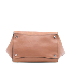 Glace Calf Twin Pocket Satchel