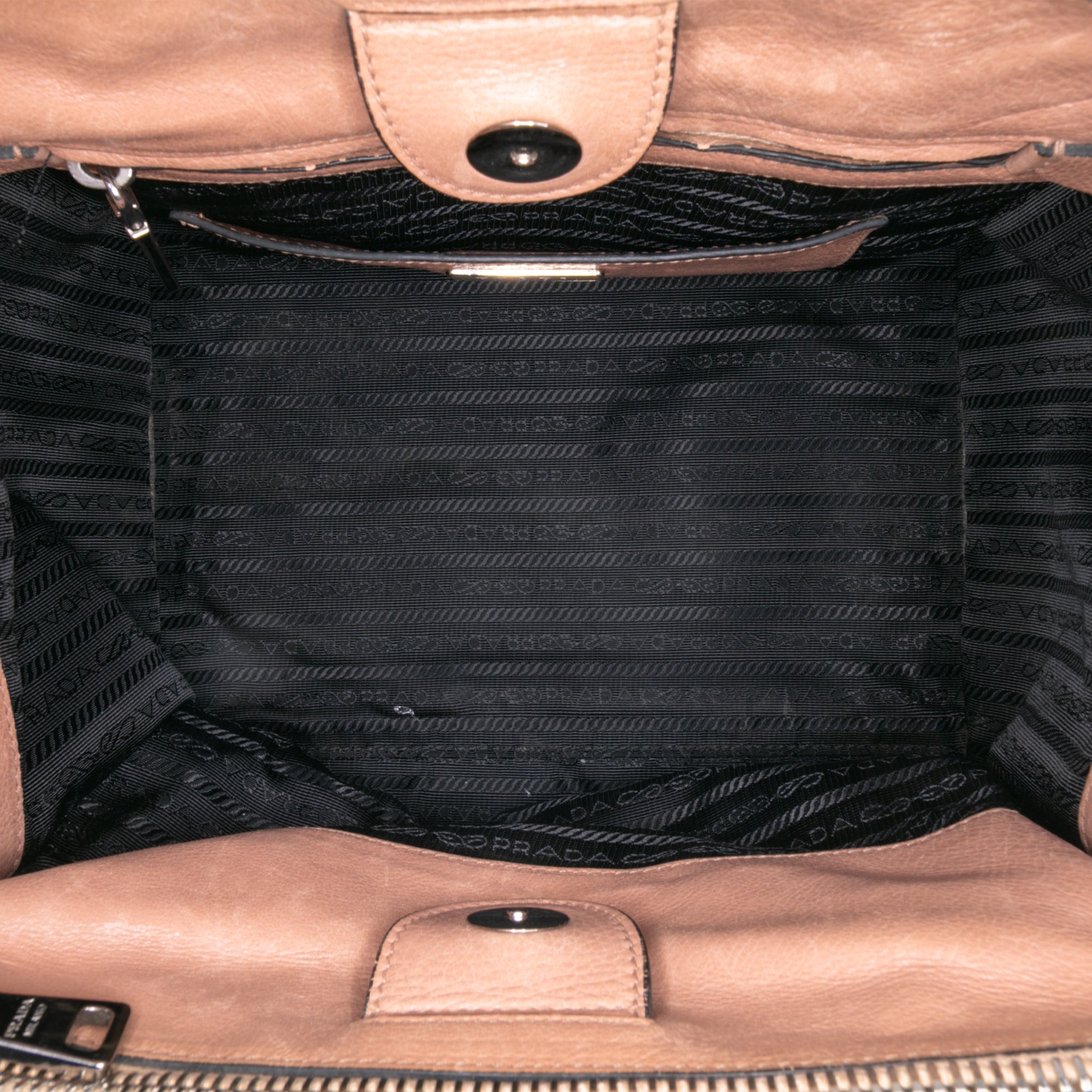 Glace Calf Twin Pocket Satchel