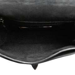 Craquele Calfskin Guitar Strap Rockstud Rolling Flap Crossbody