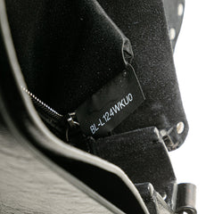 Craquele Calfskin Guitar Strap Rockstud Rolling Flap Crossbody
