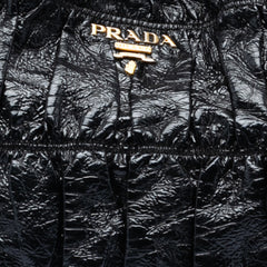 Vernice Gaufre Resin Chain Shopping Tote