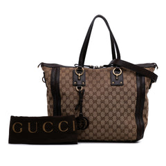 GG Canvas Charm Satchel