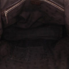 GG Canvas Charm Satchel