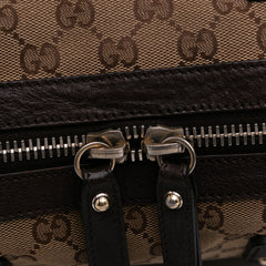 GG Canvas Charm Satchel