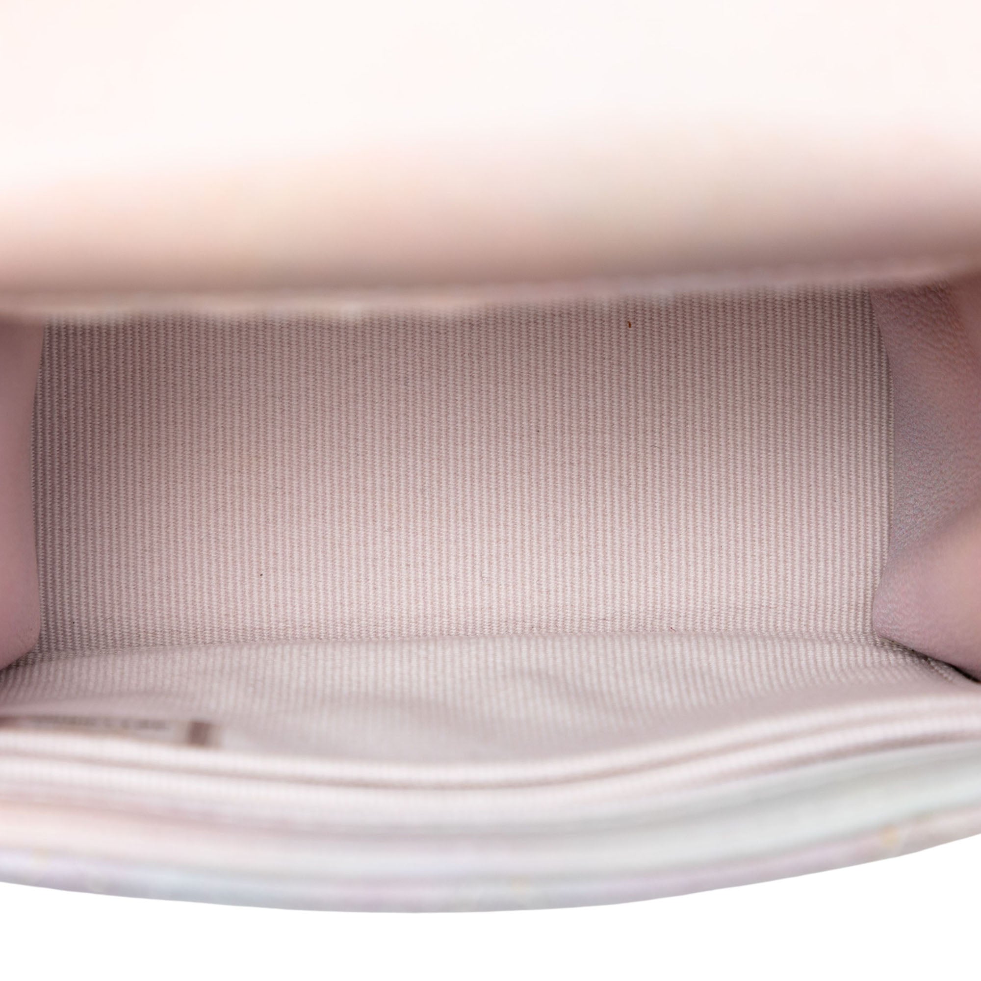 CC Quilted Lambskin Ombre Top Handle Flap Clutch With Chain