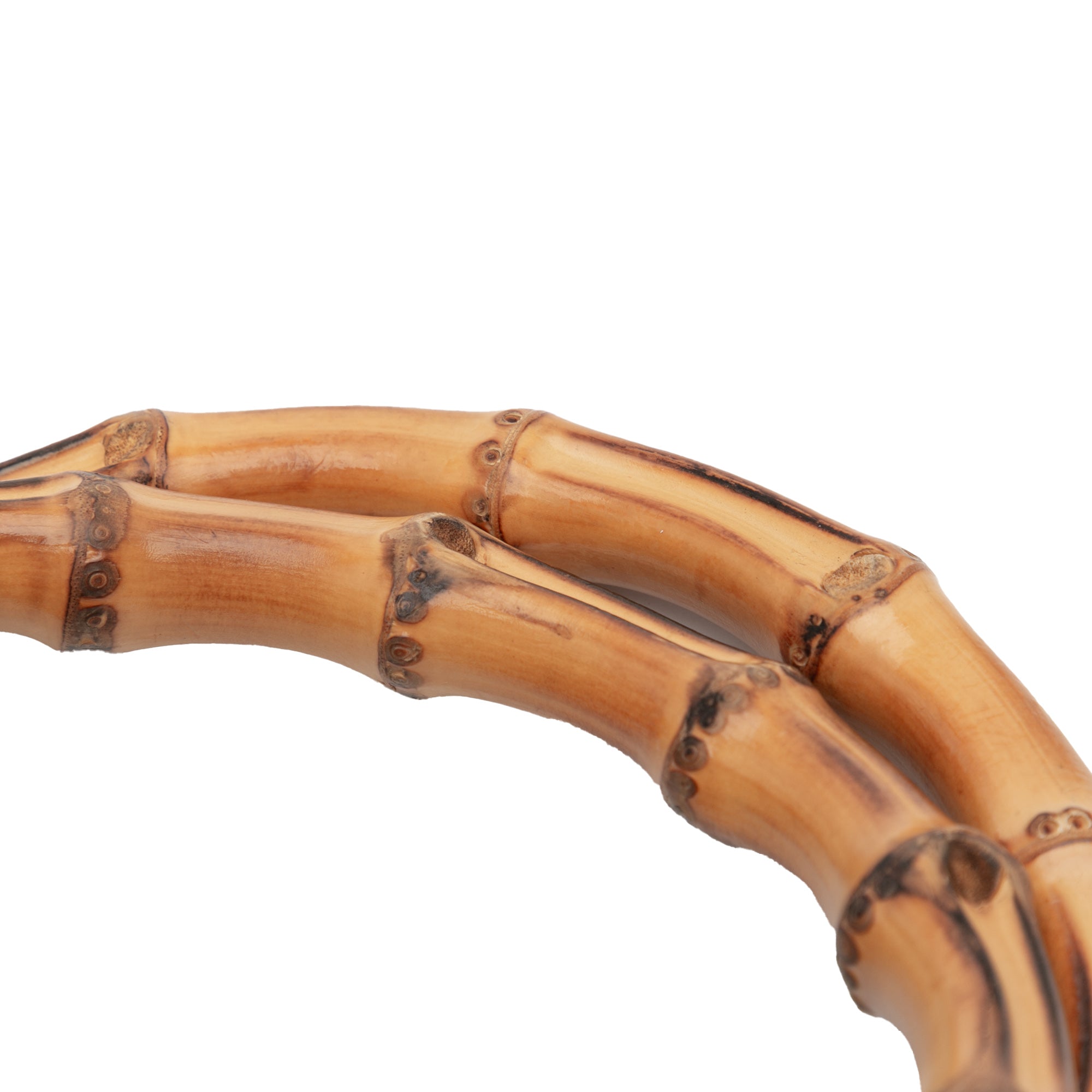 Large Calfskin Bamboo Shopper Satchel