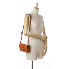 Triomphe Leather East-West Crossbody