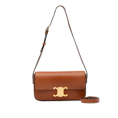 Triomphe Leather East-West Crossbody