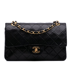 Small Classic Lambskin Double Flap