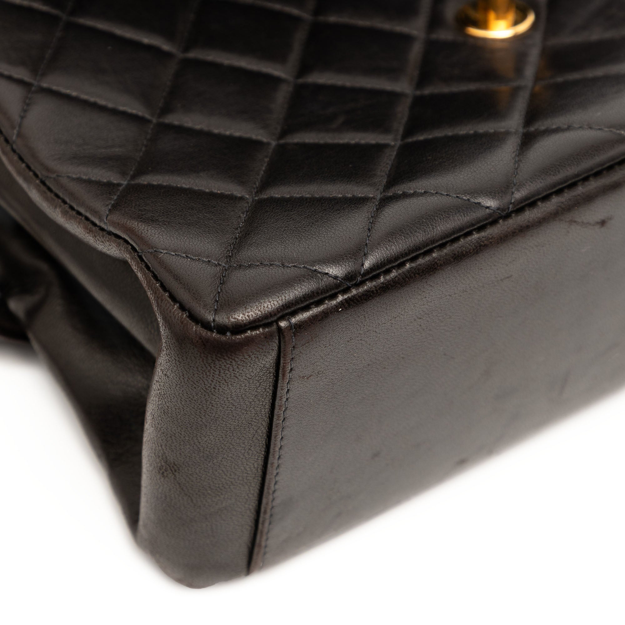 CC Quilted Lambskin Handbag