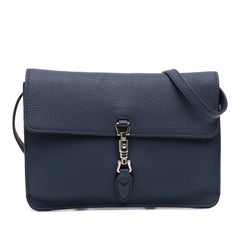 Calfskin Soft Jackie Flap Convertible Crossbody