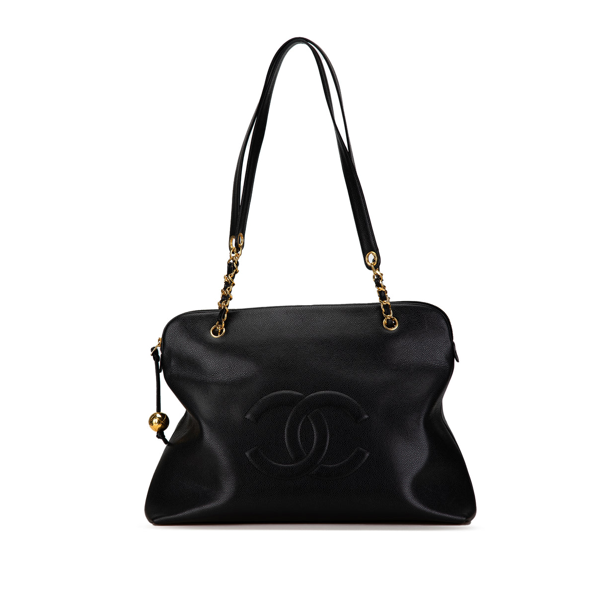 CC Caviar Shoulder Bag