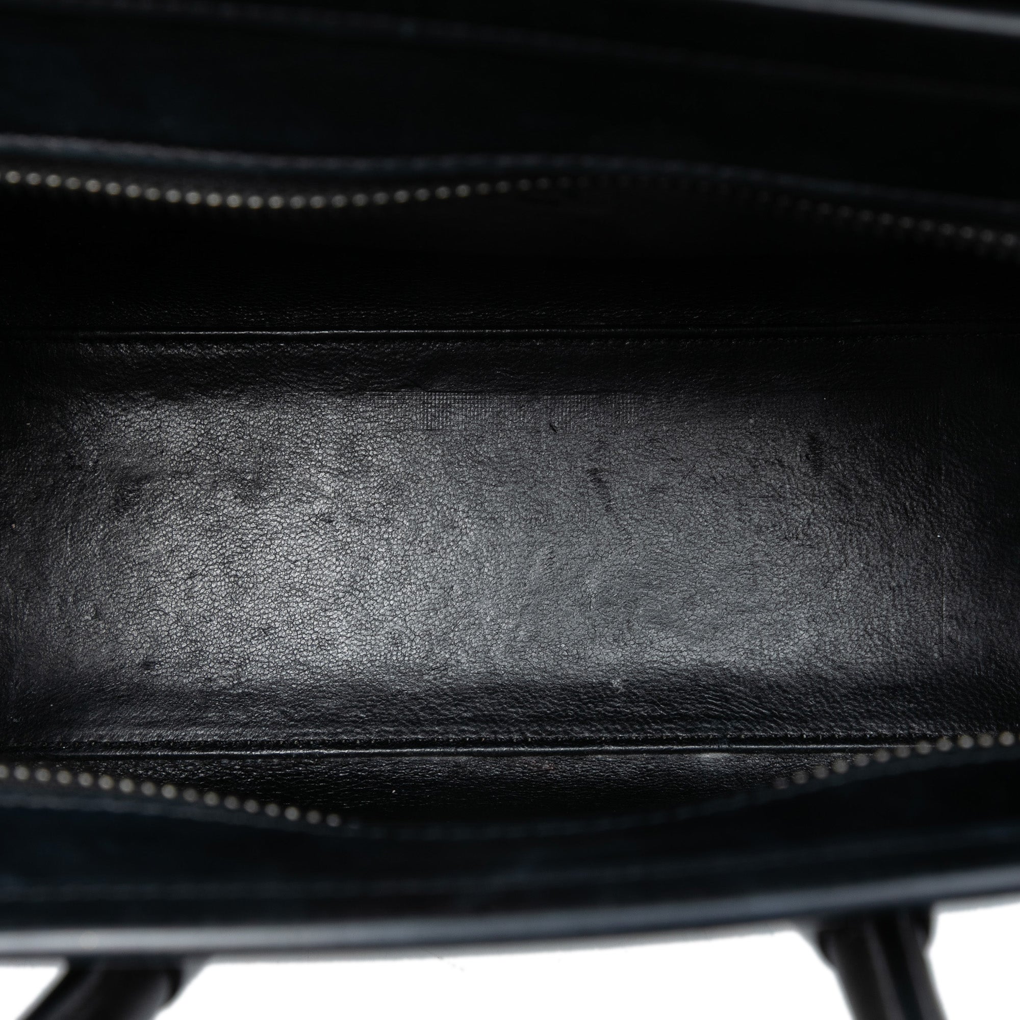 Nano Tricolor Nubuck and Drummed Calfskin Luggage Tote