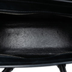 Nano Tricolor Nubuck and Drummed Calfskin Luggage Tote