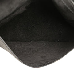 Crinkled Lambskin Saddle Belt Bag