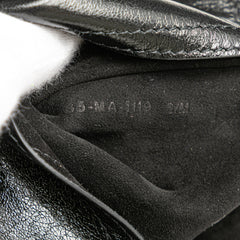 Crinkled Lambskin Saddle Belt Bag