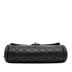 CC Quilted Washed Lambskin Studded Flap