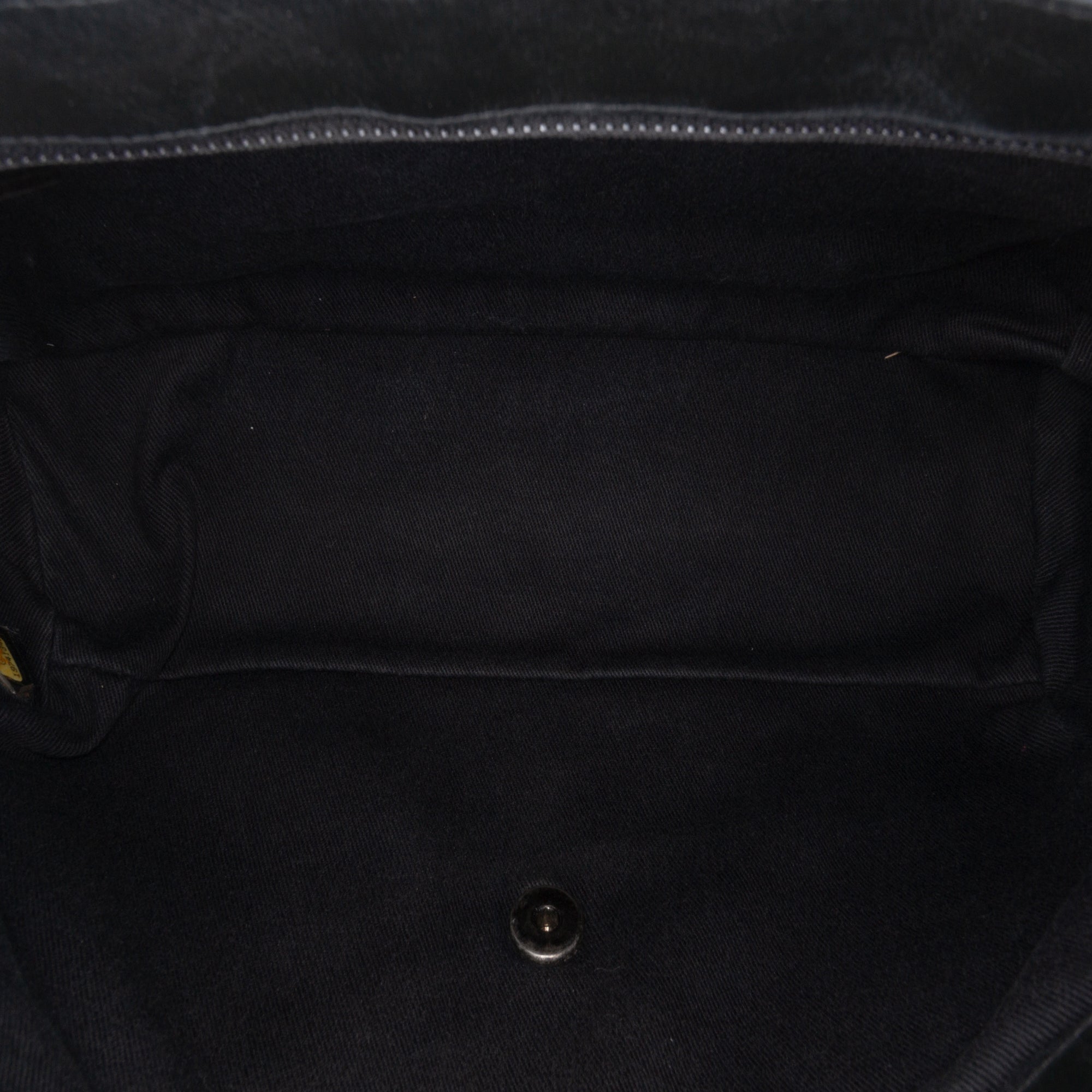 CC Quilted Washed Lambskin Studded Flap