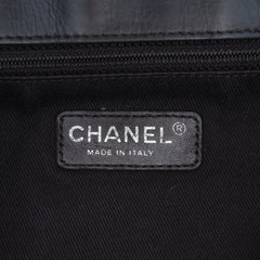 CC Quilted Washed Lambskin Studded Flap