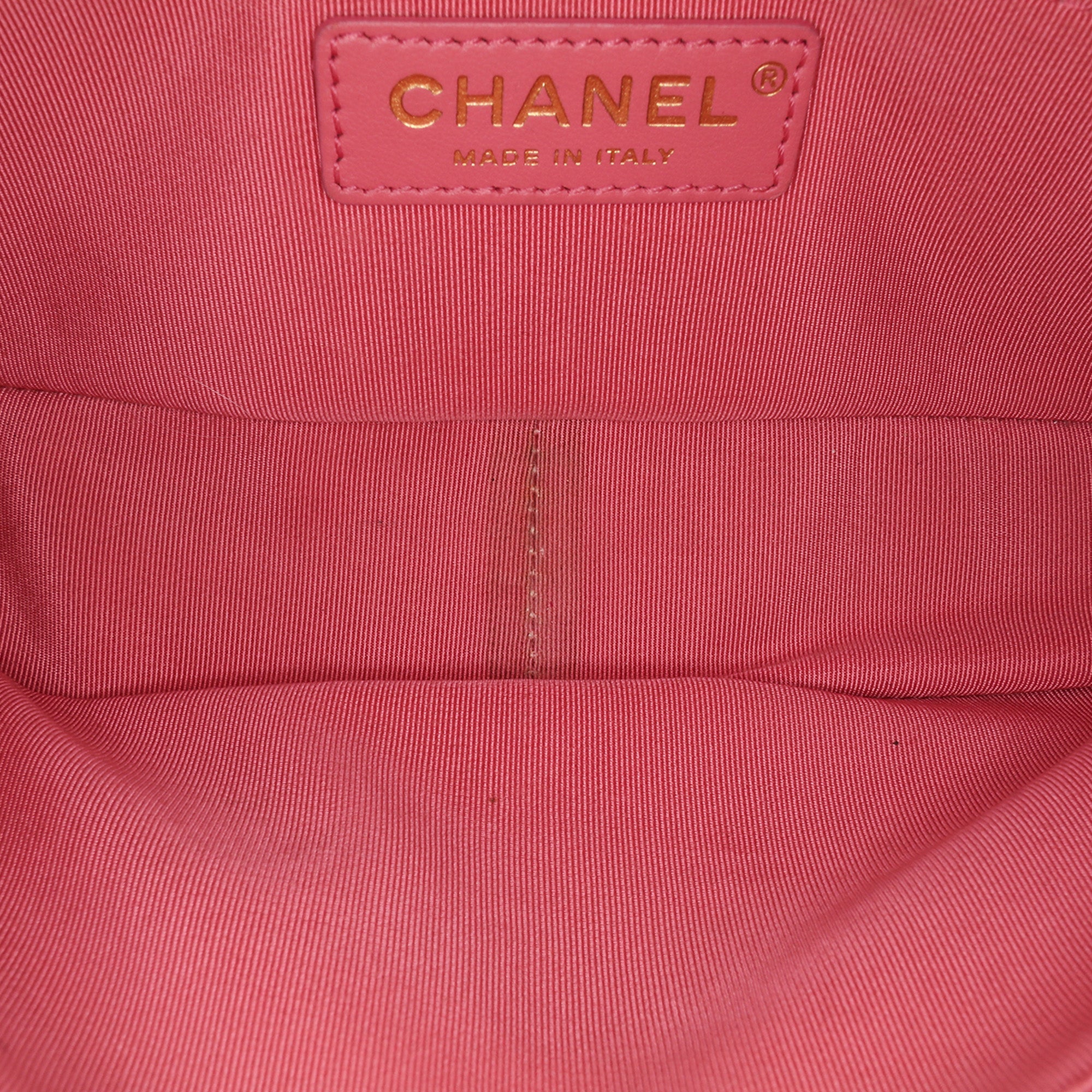 Quilted Calfskin Straight Lined Flap