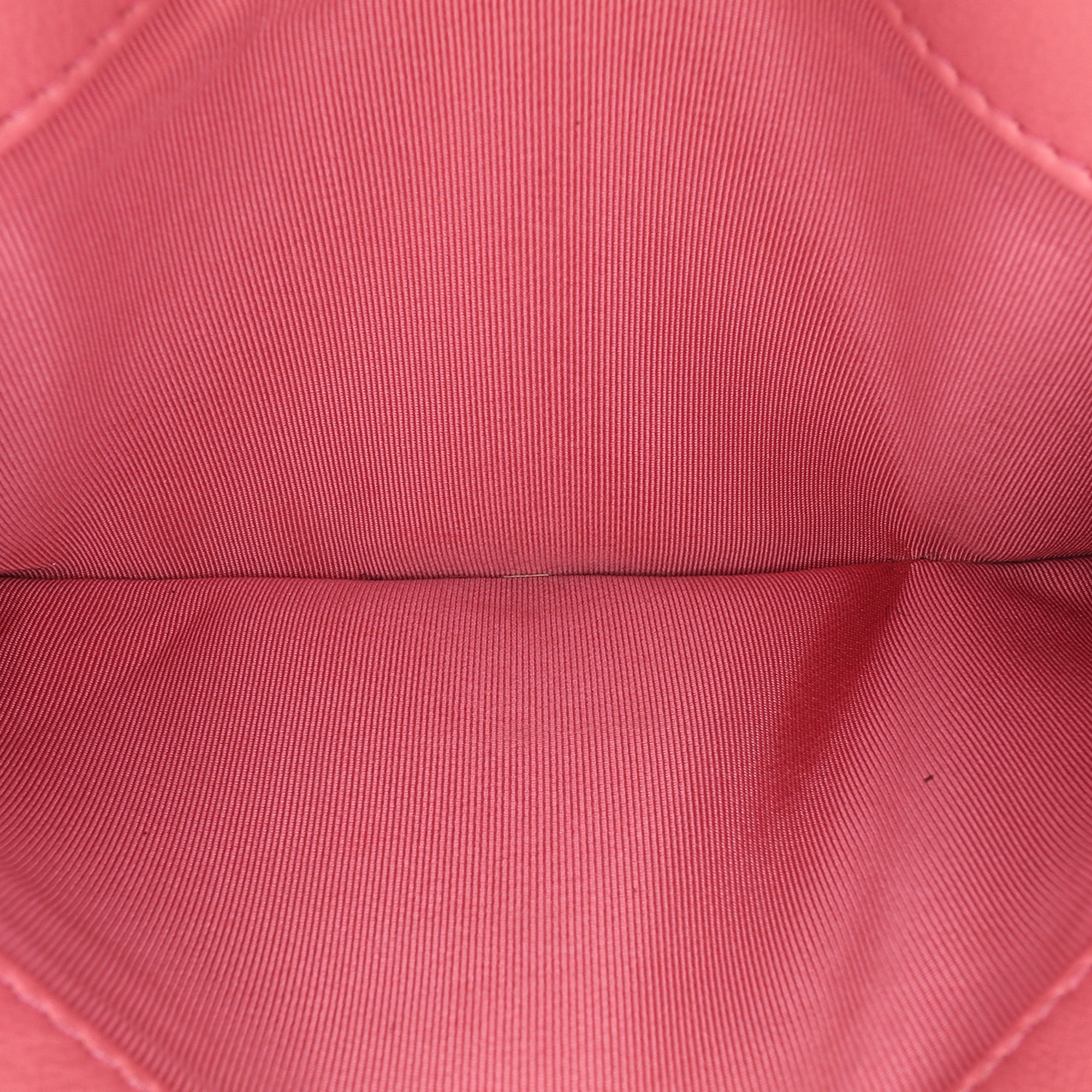 Quilted Calfskin Straight Lined Flap
