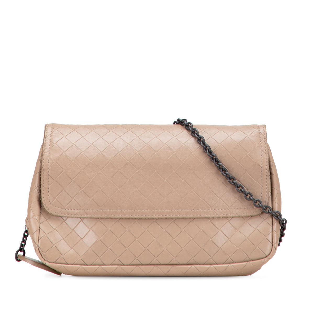 Small Leather Intrecciomirage Chain Crossbody