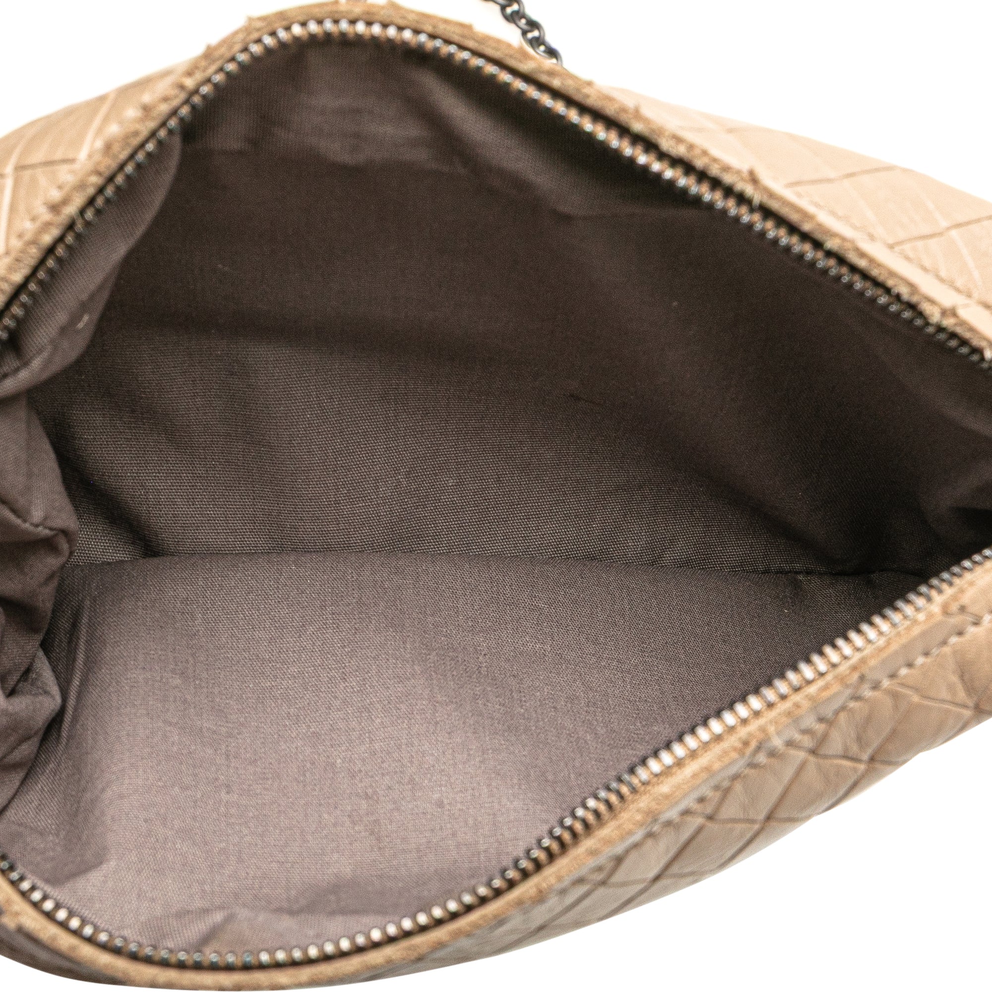 Small Leather Intrecciomirage Chain Crossbody