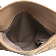 Small Leather Intrecciomirage Chain Crossbody