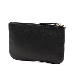 CC Grained Calfskin Zip Pouch