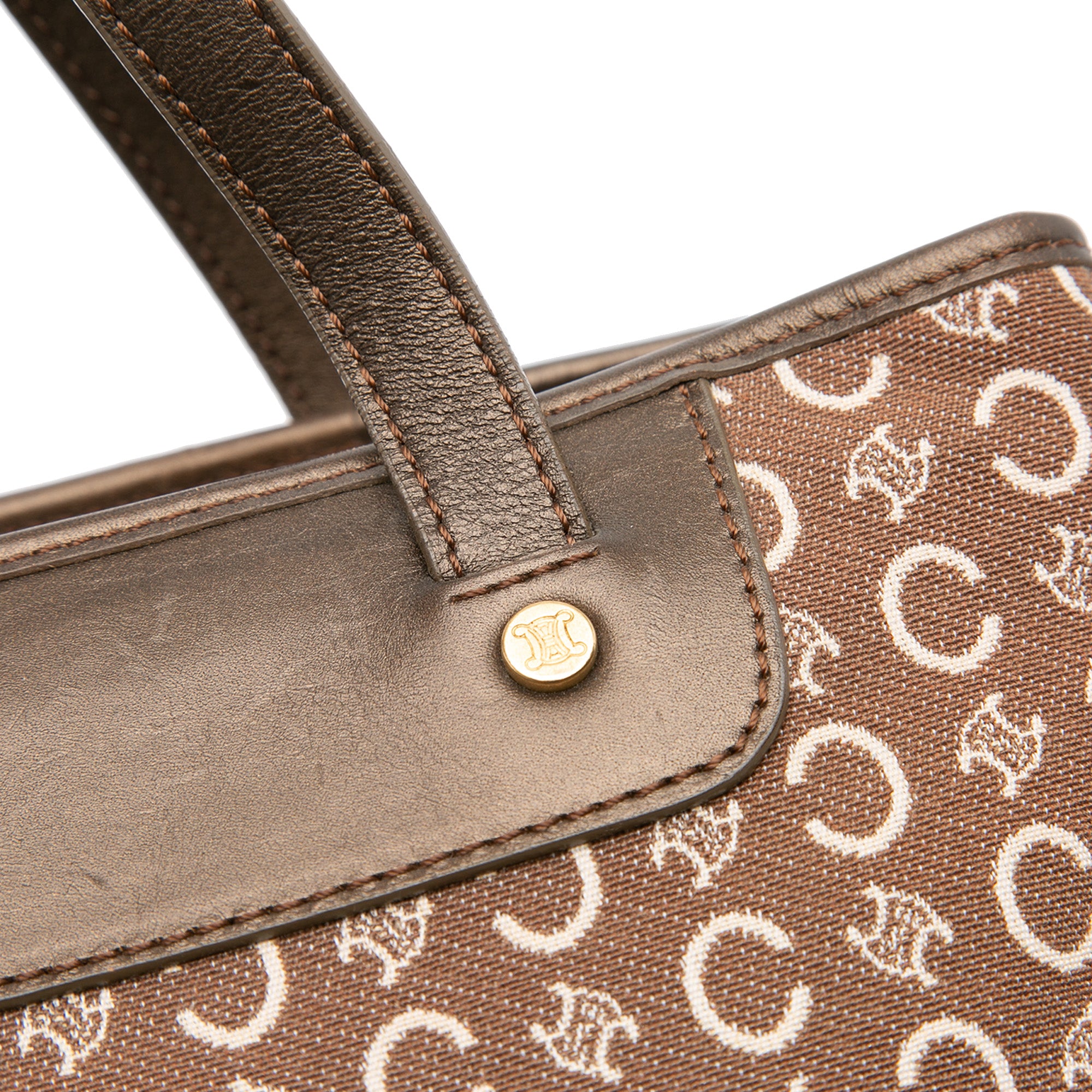 C Macadam Canvas Tote