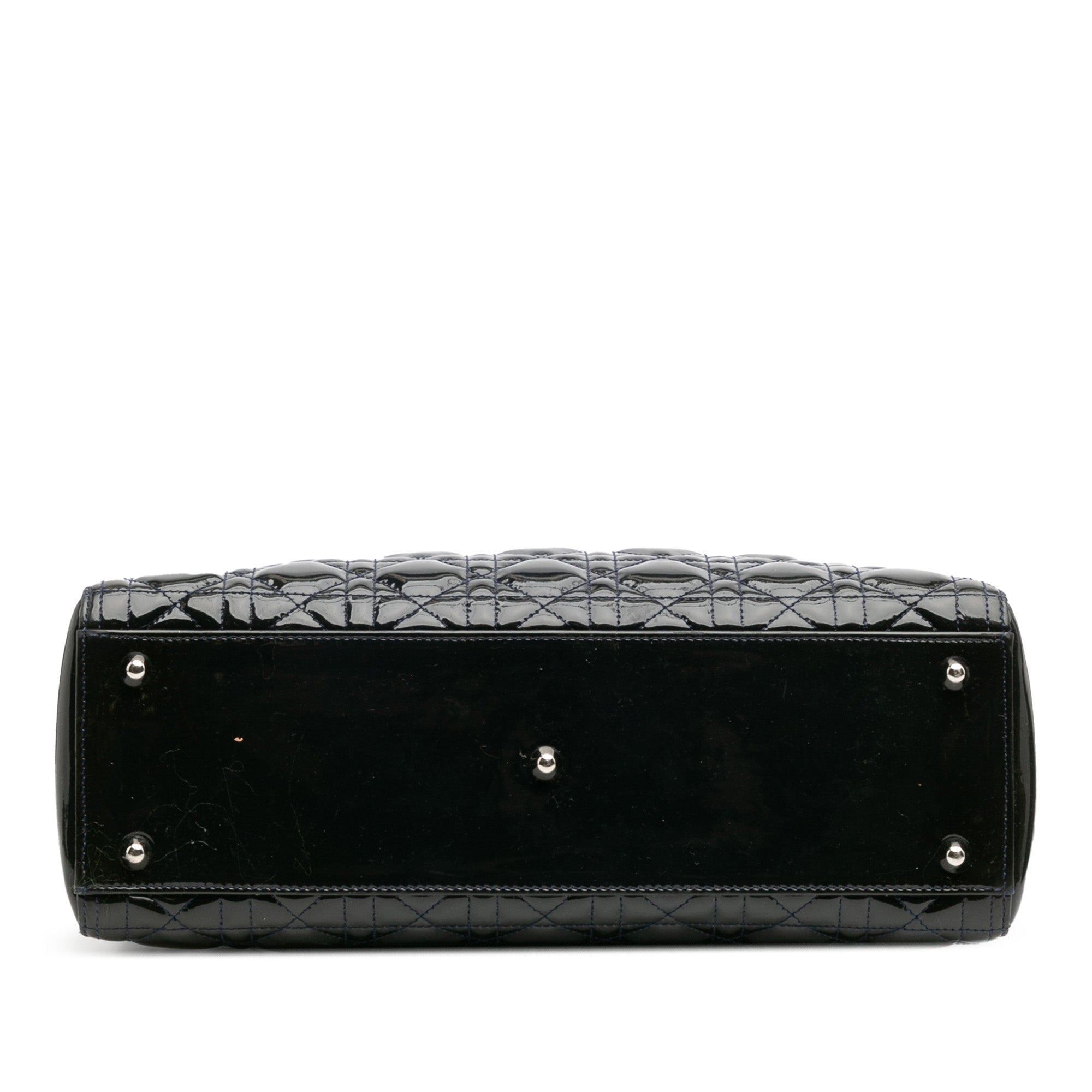 Large Patent Cannage Lady Dior