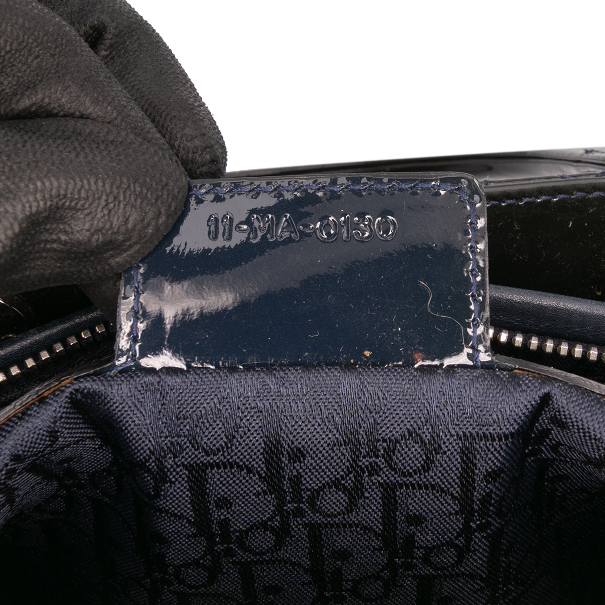 Large Patent Cannage Lady Dior
