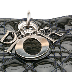 Large Patent Cannage Lady Dior