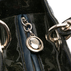 Large Patent Cannage Lady Dior