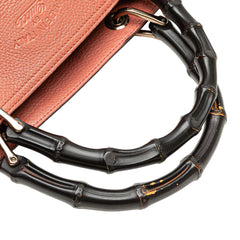 Leather Bamboo Satchel