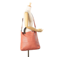 Leather Bamboo Satchel
