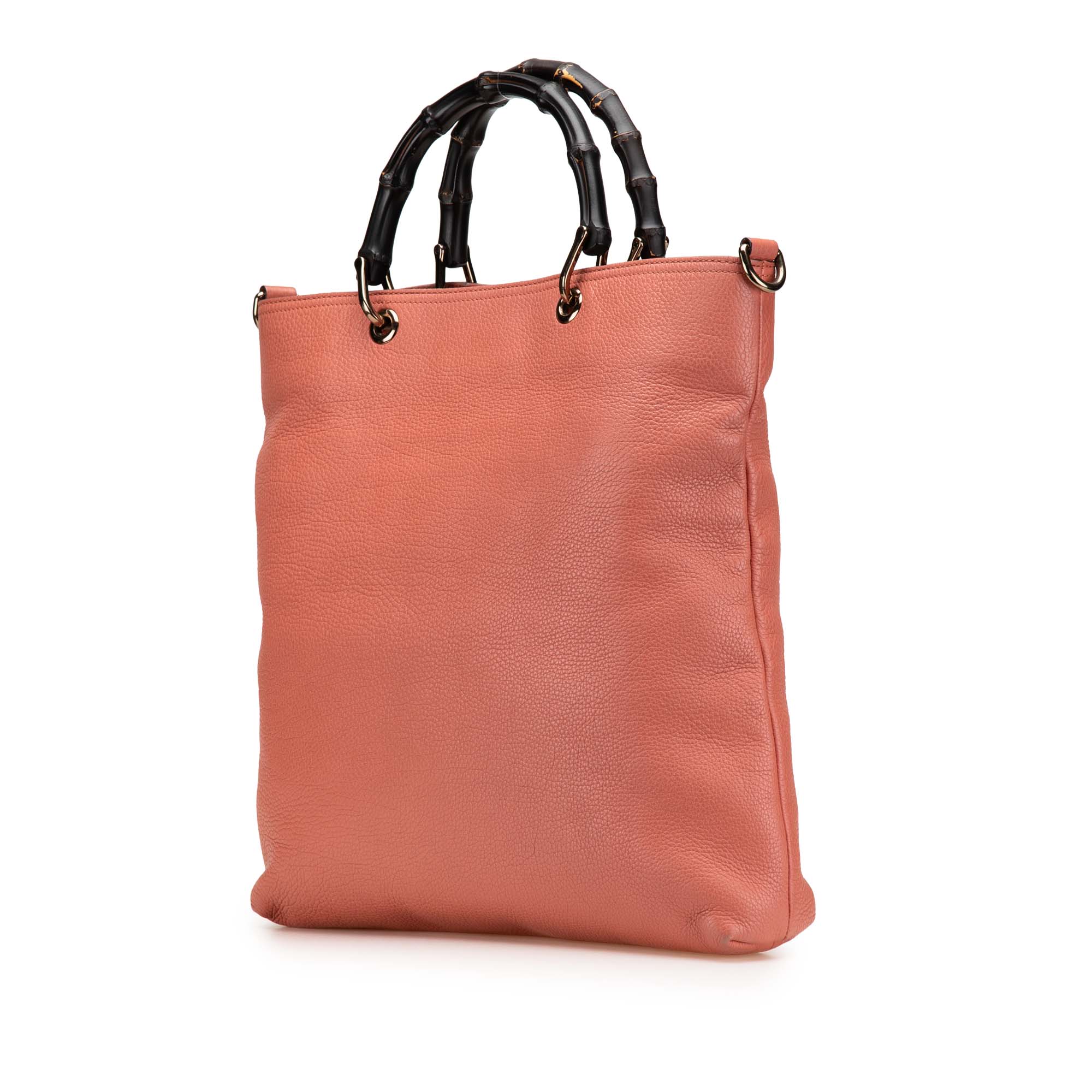 Leather Bamboo Satchel
