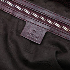 Medium GG Canvas Bamboo Bar Tote