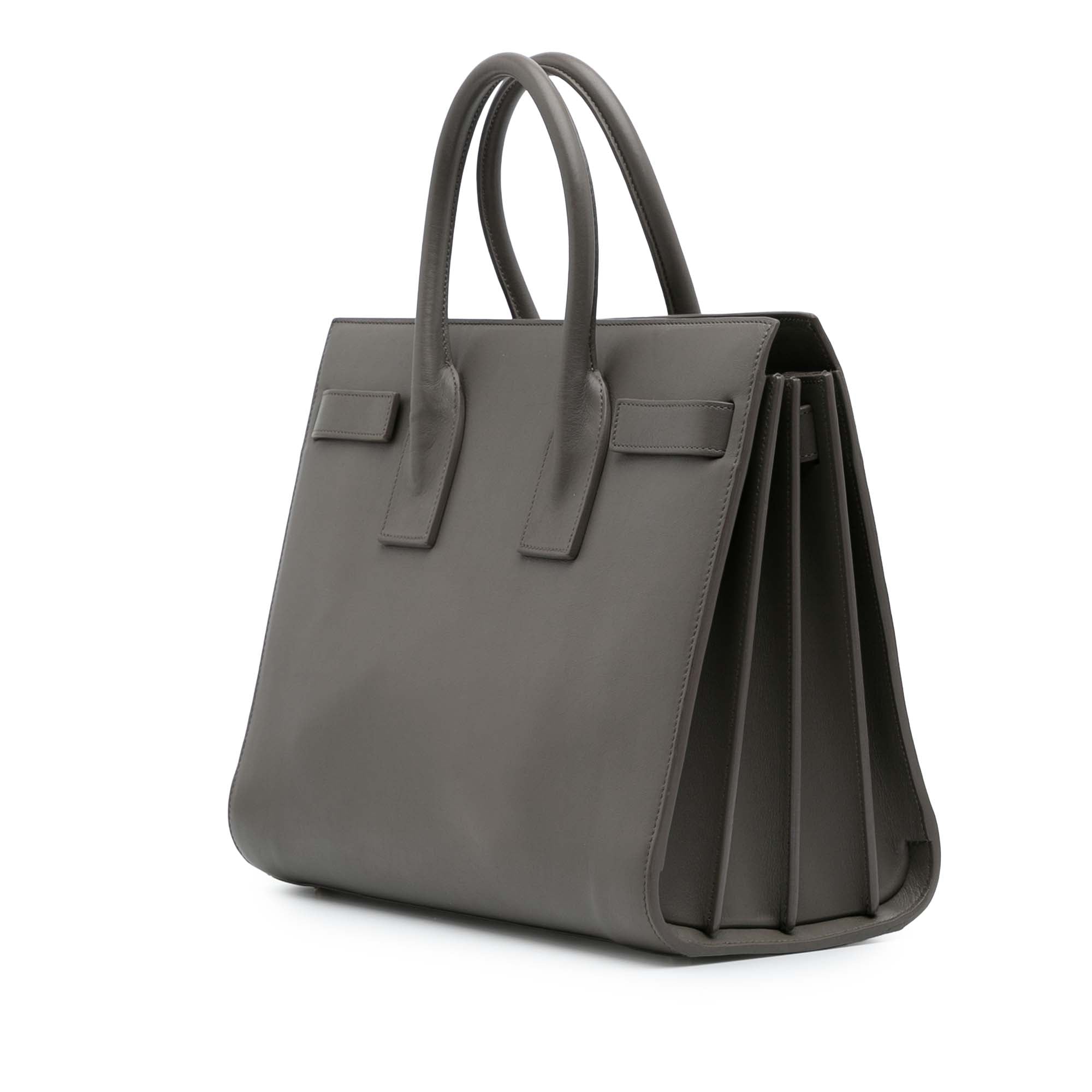 Small Leather Sac De Jour Satchel