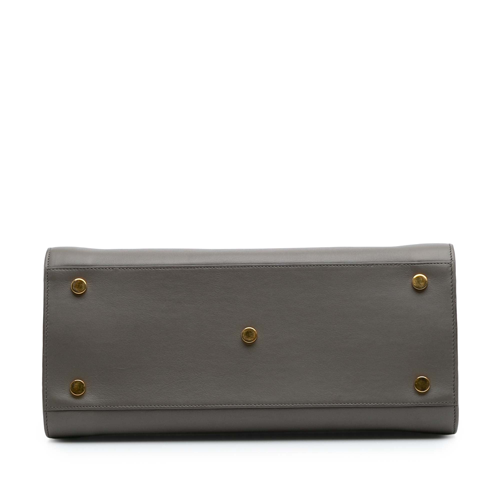 Small Leather Sac De Jour Satchel