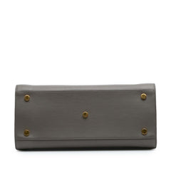Small Leather Sac De Jour Satchel