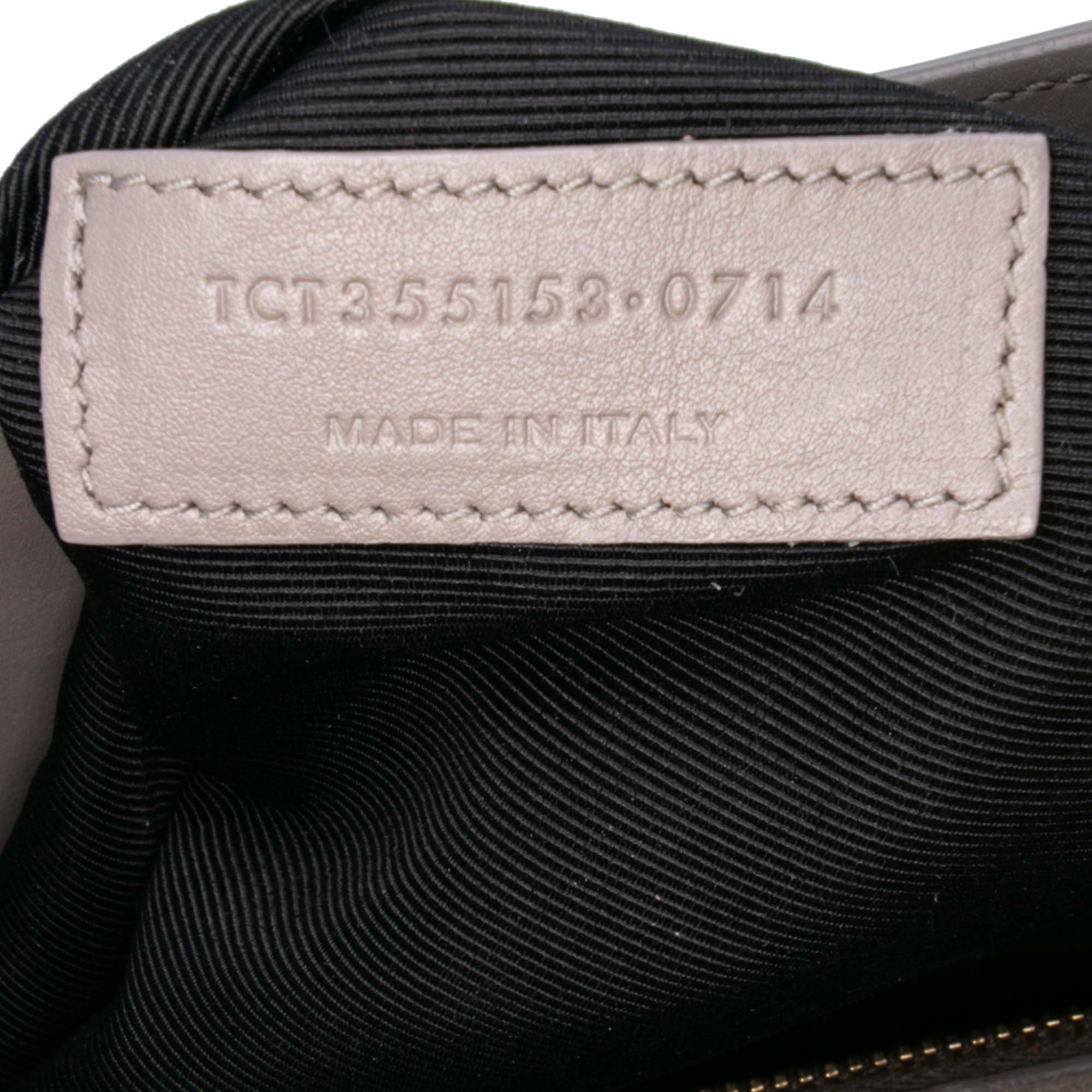 Small Leather Sac De Jour Satchel
