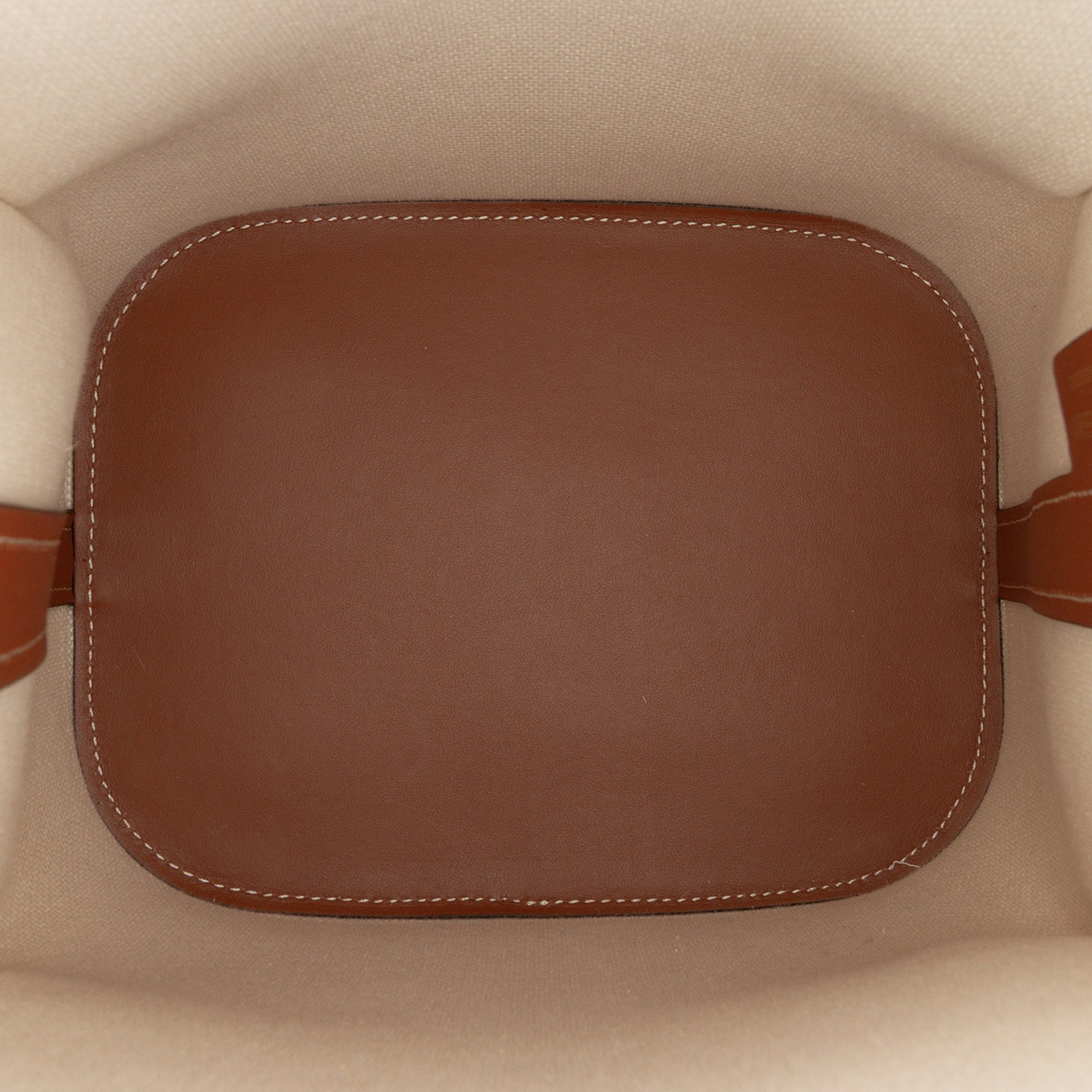 Small Canvas Logo Peggy Bucket Bag